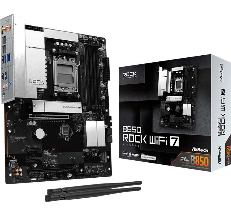 Mb Ar B850 Rock S/v/l Wifi 7