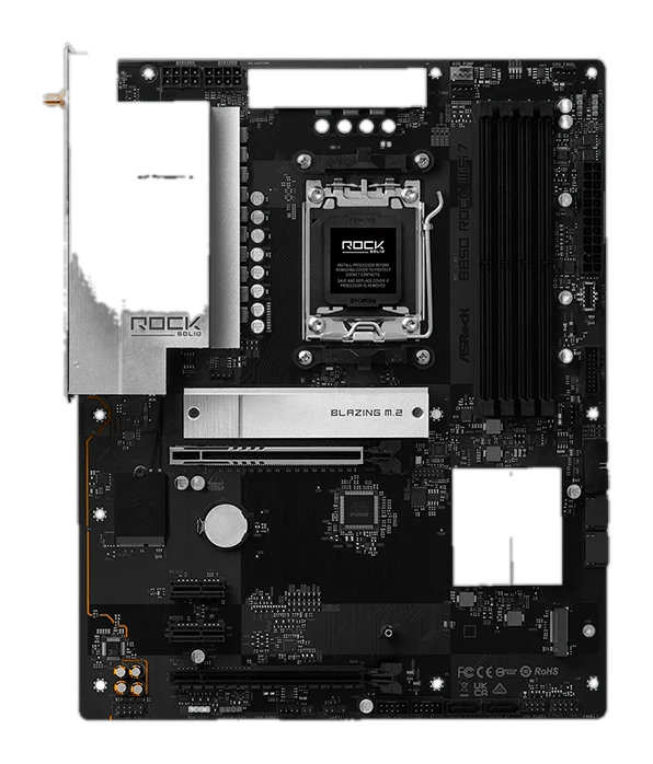 Mb Ar B850 Rock S/v/l Wifi 7 — vista 2