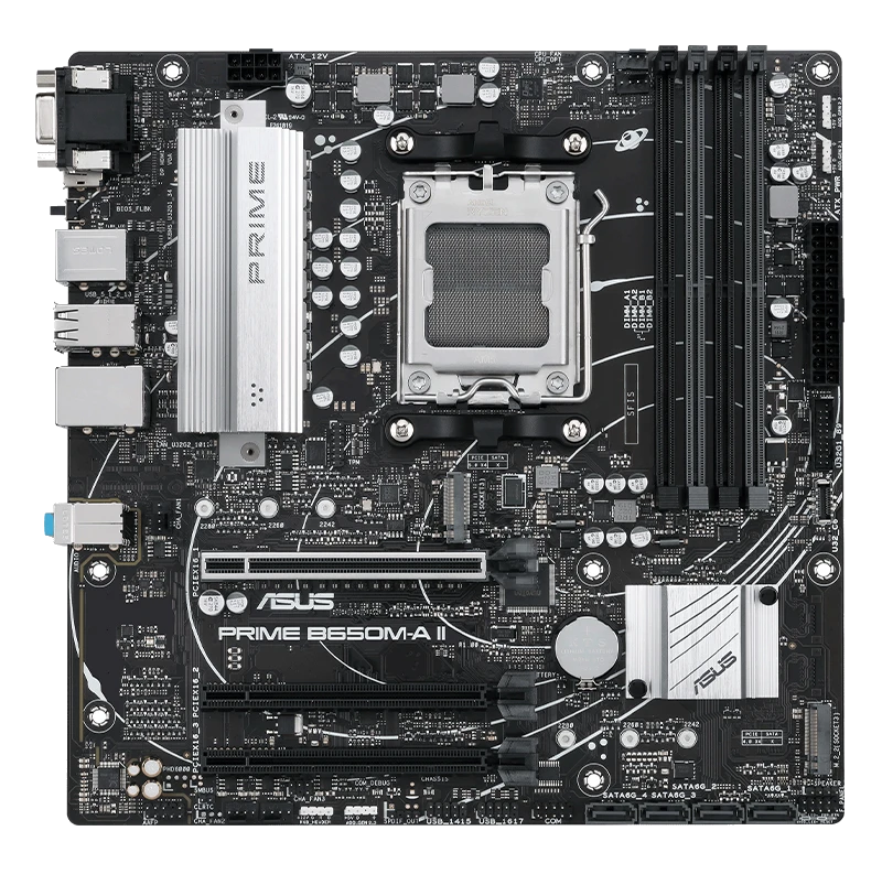 Motherboard Asus Prime B650m-a Ii , Chipset Amd B650, Socket Am5, Micro Atx