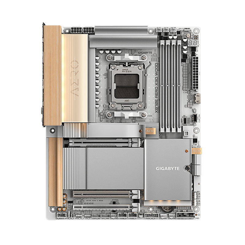 Motherboard Gigabyte X870e Aero X3d Wood Chipset, Amd X870e, Socket Am5, Hdmi, Atx — vista 2
