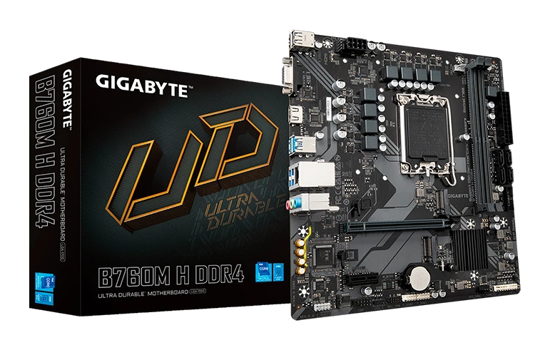 Motherboard Gigabyte B760m H Ddr4, Chipset Intel B760, Lga1700, Matx