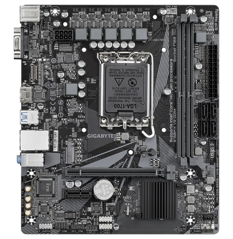 Motherboard Gigabyte B760m K V2 Ddr4, Chipset Intel B760, Lga1700, Matx