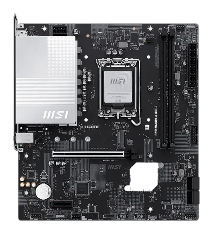Motherboard Msi Pro H610m-a Ddr4, Chipset Intel H610, Lga1700, Matx — vista 2