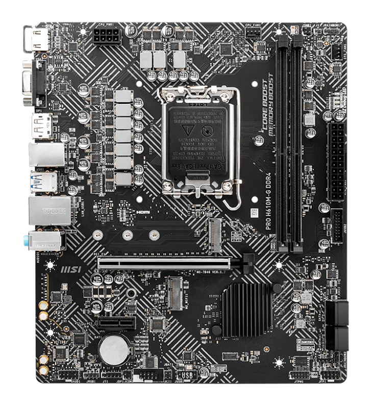 Motherboard Msi Pro H610m-g Ddr4, Chipset Intel H610, Lga1700, Matx