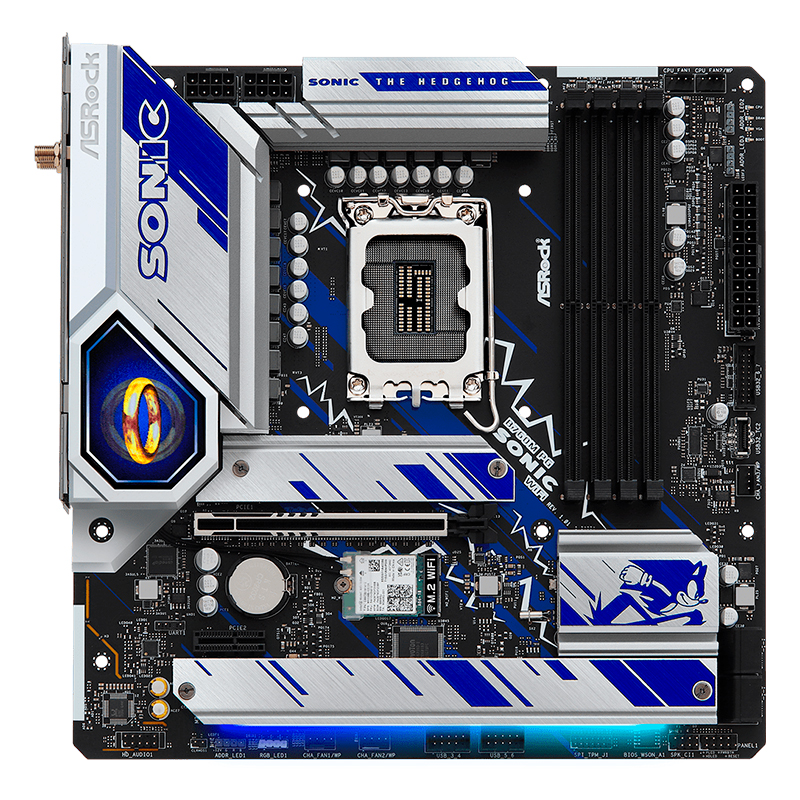 Motherboard Asrock B760m Pg Sonic Wifi, Chipset Intel B760, Lga1700, Matx