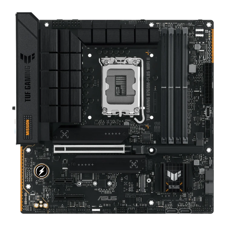 Motherboard Asus Tuf Gaming B760m-plus Wifi Ii, Chipset Intel B760, Lga1700, Atx