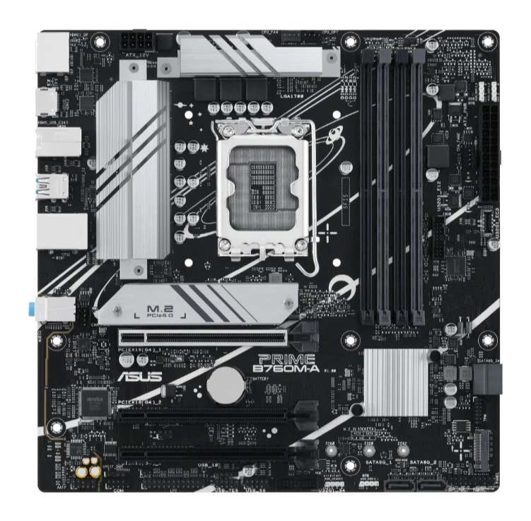 Motherboard Asus Prime B760m-a Chipset Intel B760, Lga1700, Micro Atx