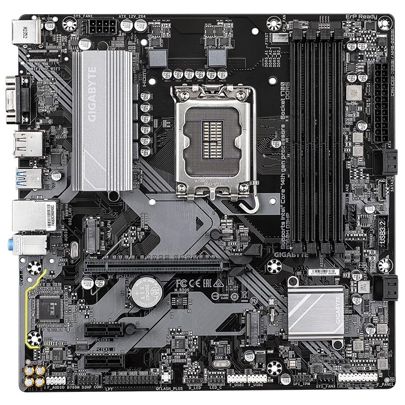 Motherboard Gigabyte B760m D3hp, Chipset Intel B760, Lga1700, Micro Atx