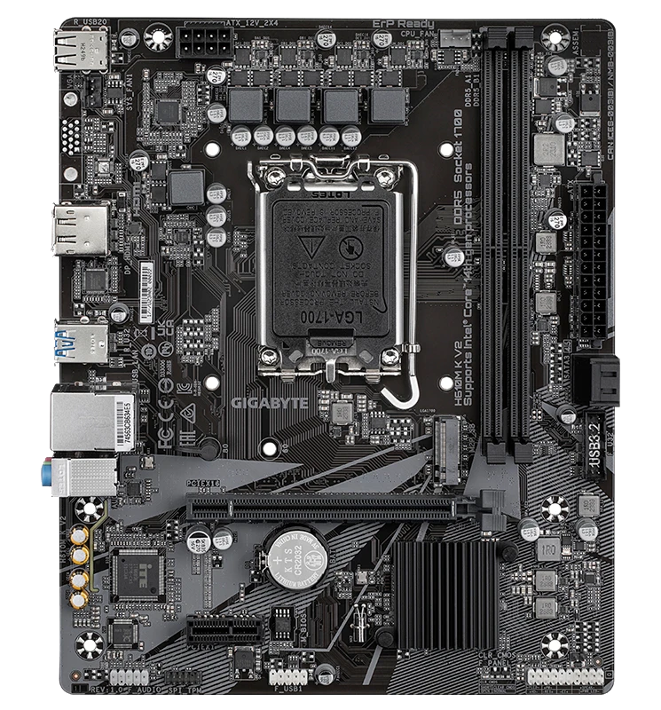 Motherboard Gigabyte H610m K V2, Chipset Intel H610, Lga1700, Micro Atx
