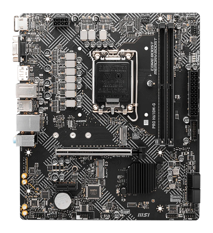 Motherboard Msi Pro H610m-g,chipset Intel H610, Lga1700, Matx