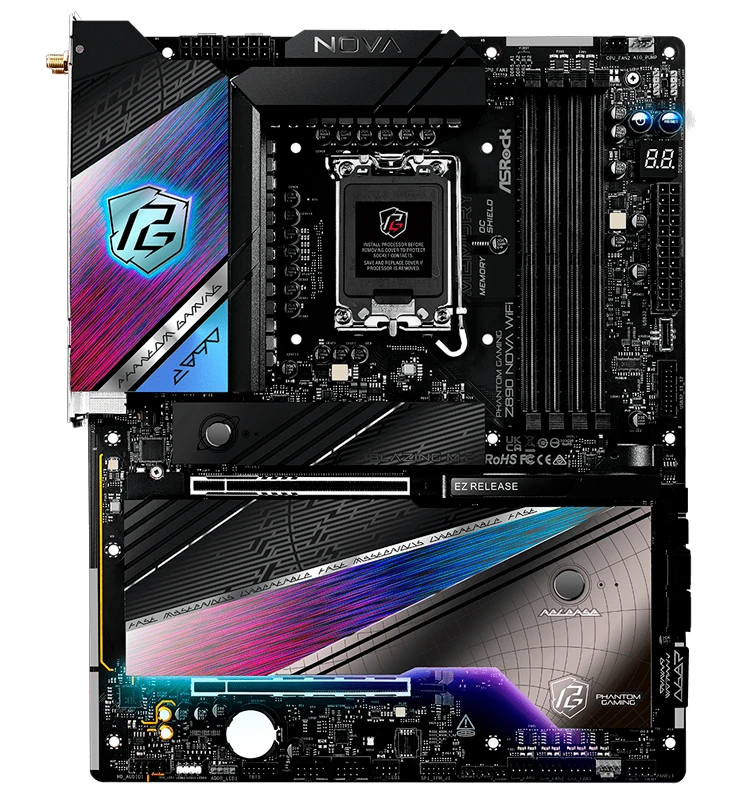 Motherboard Asrock Z890 Nova Wifi, Chipset Intel Z890, Lga 1851, Hdmi, Atx