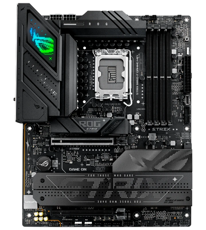 Motherboard Asus Rog Strix B860-f Gaming Wifi, Chipset Intel B860, Lga 1851, Hdmi, Dp, Atx