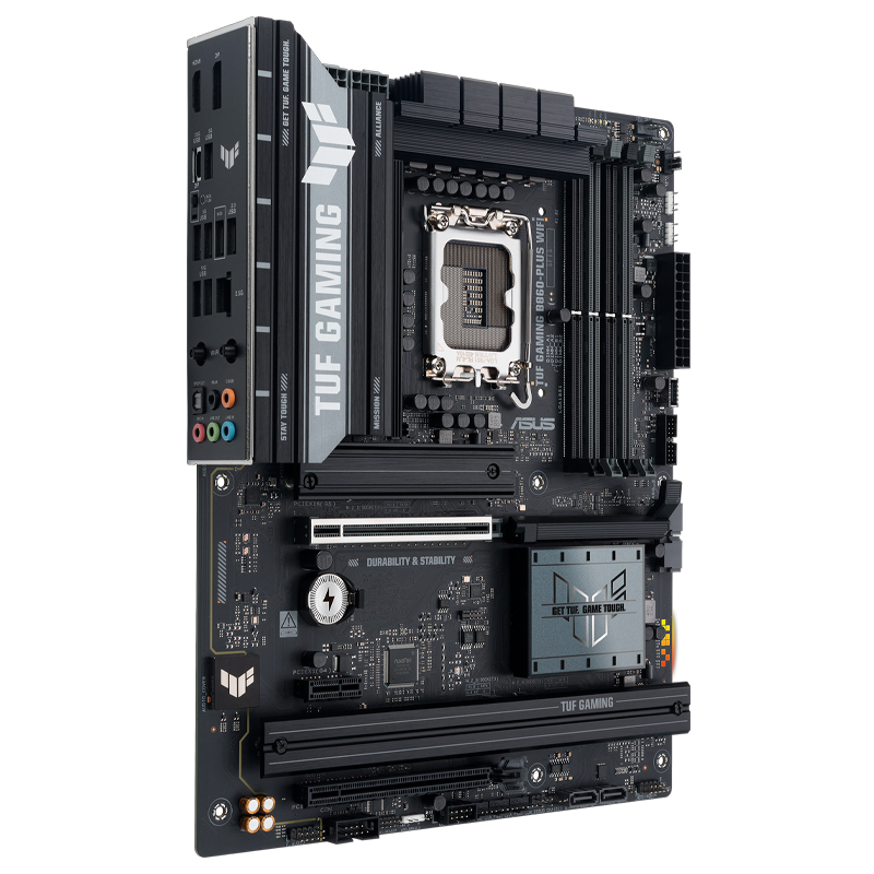 Motherboard Asus Tuf Gaming B860-plus Wifi, Chipset Intel B860, Lga 1851, Hdmi, Dp, Atx — vista 2