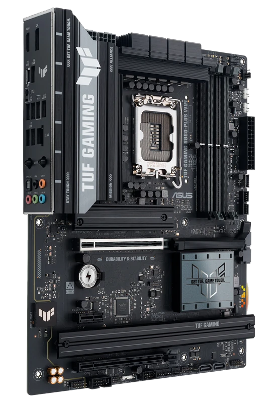 Motherboard Asus Tuf Gaming B860-plus Wifi, Chipset Intel B860, Lga 1851, Hdmi, Dp, Atx — vista 2