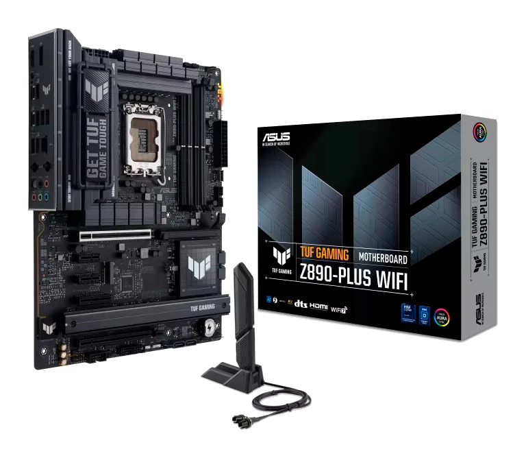 Motherboard Asus Tuf Gaming Z890-plus Wifi, Chipset Intel Z890, Lga 1851, Hdmi, Dp, Atx