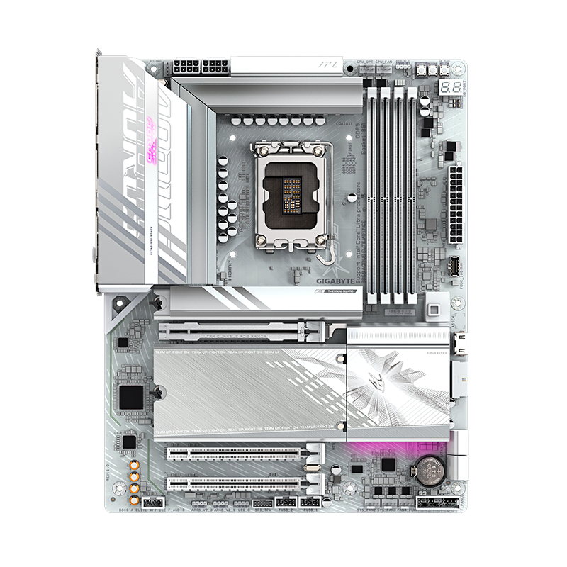 Motherboard Gigabyte B860 Aorus Elite Wifi7 Ice Chipset Intel B860, Lga1851, Hdmi, Dp, Atx — vista 2