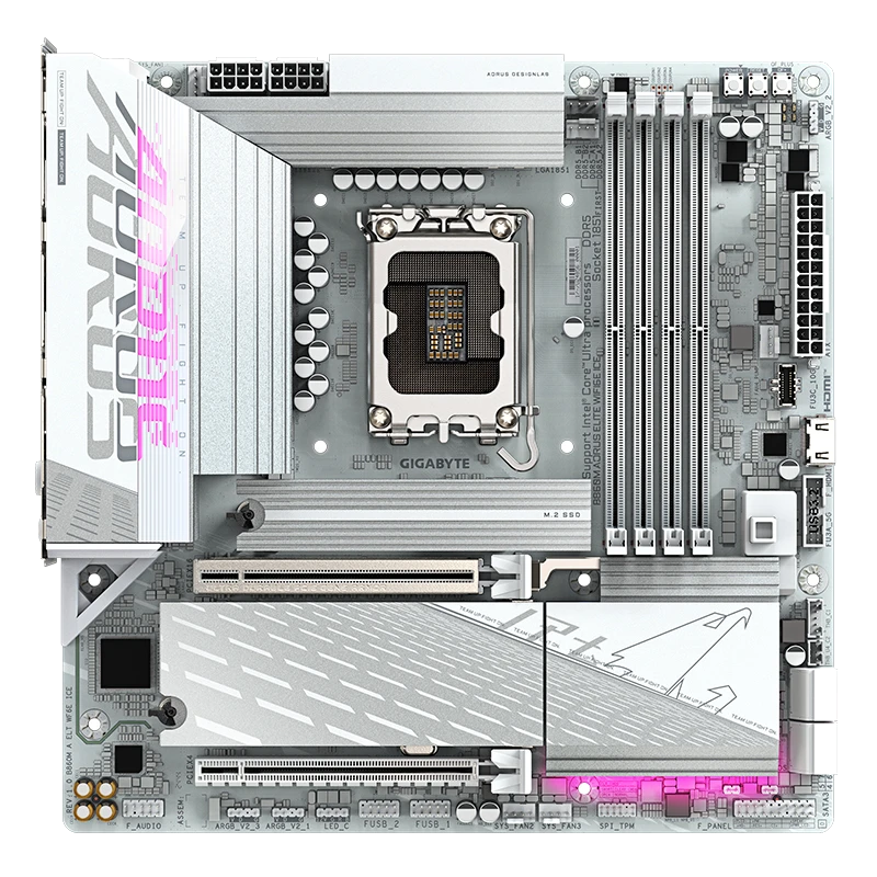 Motherboard Gigabyte B860m Aorus Elite Wifi6, Chipset Intel B860, Lga 1851, Hdmi, Dp, Matx