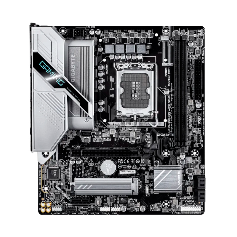 Motherboard Gigabyte H810m Gaming Wifi6 Gen5, Chipset Intel H810, Lga1851, Hdmi, Dp, Matx — vista 2
