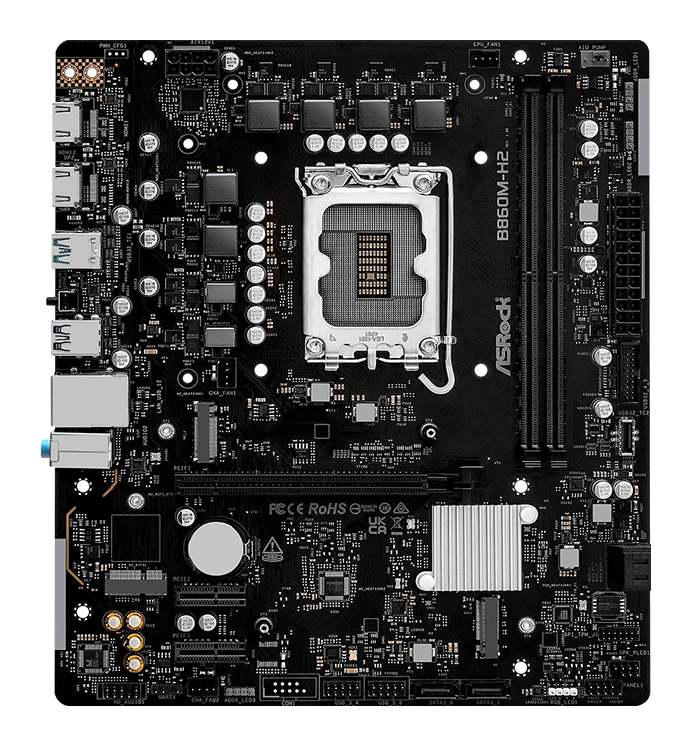 Motherboard Asrock B860m-h2, Chipset Intel B860, Lga 1851, 2xhdmi, Matx