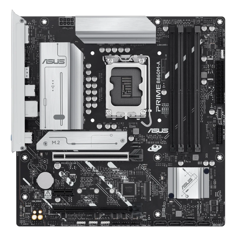 Motherboard Asus Prime B860m-a, Chipset Intel B860, Lga 1851, Hdmi, Dp, Matx