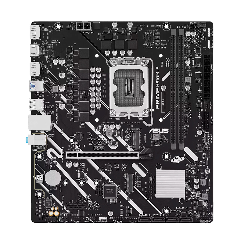 Motherboard Asus Prime H810m-e, Chipset Intel H810, Lga 1851, Matx — vista 2