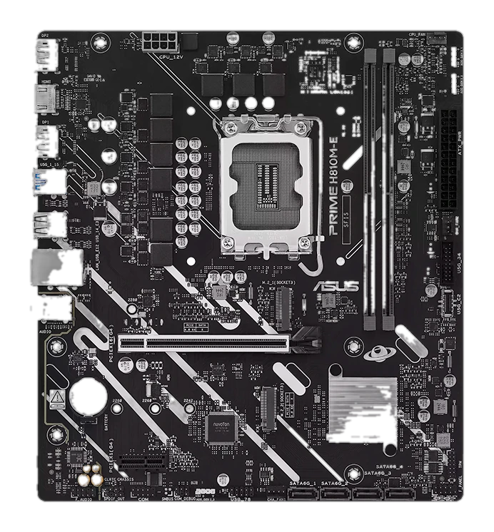 Motherboard Asus Prime H810m-e, Chipset Intel H810, Lga 1851, Matx — vista 2