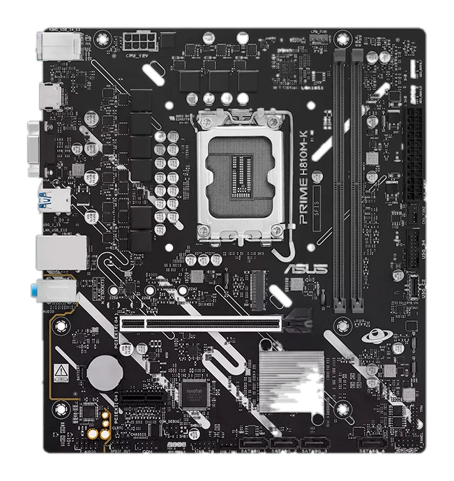 Motherboard Asus Prime H810m-k, Chipset Intel H810, Lga1851, Vga, Dp, Matx — vista 2