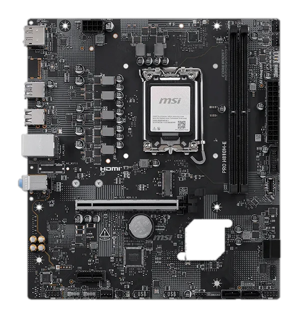 Motherboard Msi Pro H810m-e, Chipset Intel H810, Lga 1851, Hdmi, Dp, Matx — vista 2
