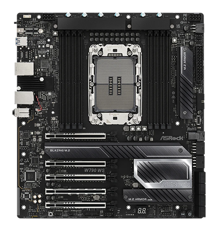Motherboard Asrock W790 Ws R2.0, Chipset Intel W790, Lga4677, E-atx