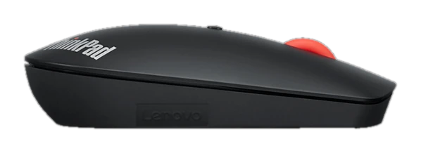 Mouse Lenovo ThinkPad silencioso, Sensor optico Azul, Interfaz Bluetooth, Color Negro