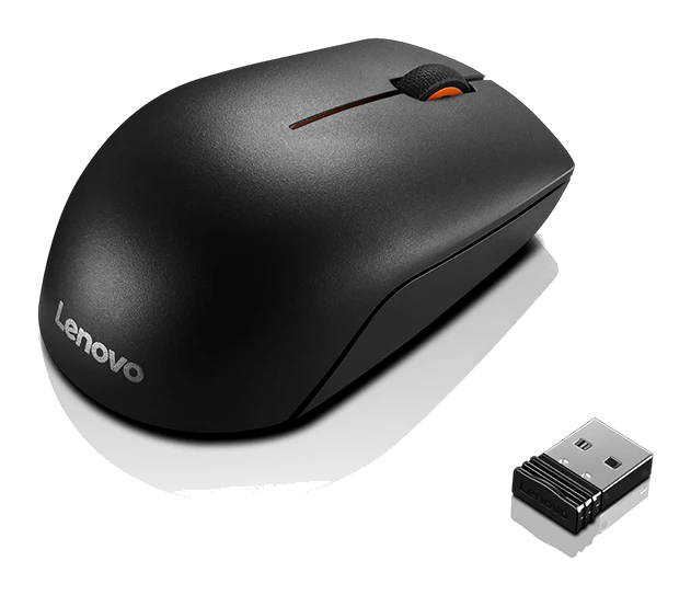 Mouse Lenovo 300 Compacto, Inalámbrico (2.4ghz A Través De Nano Receptor Usb-a), Negro
