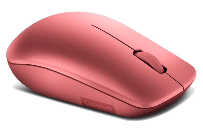 Mouse Lenovo 530 Inalambrico/diseño Ambidextro/sensor Optico/1200 Dpi/color Rojo Cereza.