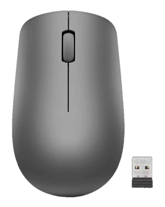 Mouse Lenovo 530 Inalambrico/diseño Ambidextro/sensor Optico/1200 Dpi/color Grafito. — vista 2