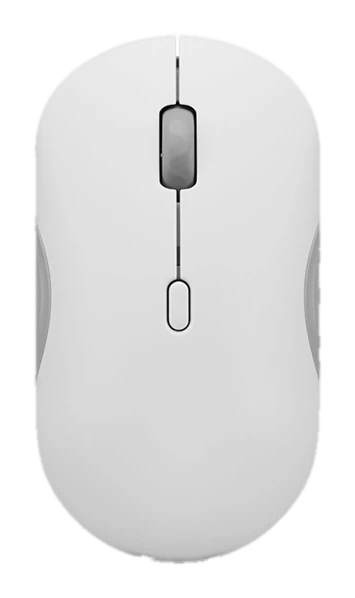 Mouse Lenovo 350 Silencioso Inalambrico (dual Bluetooth 5.3) Color Gris Nube, Sin Batería