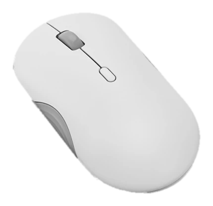Mouse Lenovo 350 silencioso inalambrico (Dual Bluetooth 5.3) Color gris nube, sin batería