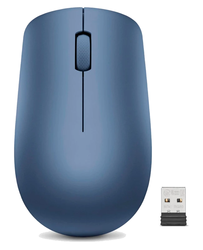 Mouse Lenovo 530, Interfaz Sensor óptico, 1200dpi, 3 Botones, Color Abismo Azul