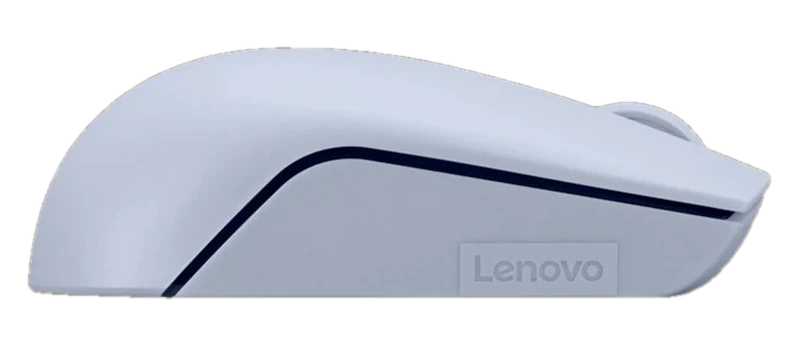Mouse Inalambrico Compacto Lenovo 300, Color Azul Escarcha.