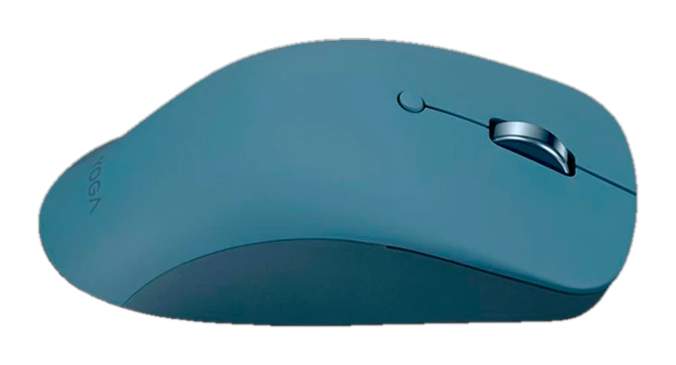 Mouse LENOVO Yoga Pro, Interfaz sensor óptico azul inalámbrico, 6 botones, verde azulado