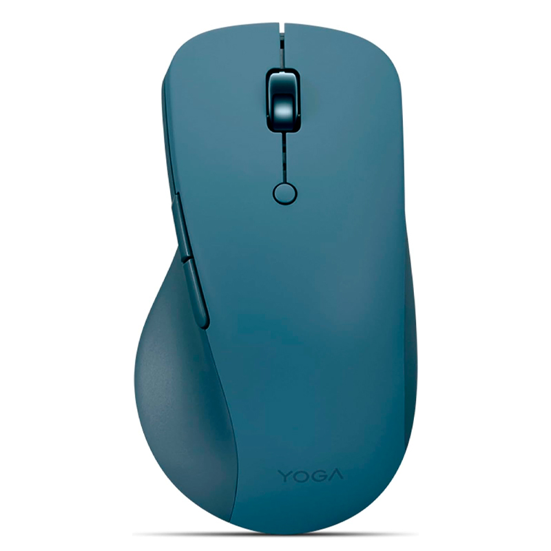 Mouse LENOVO Yoga Pro, Interfaz sensor óptico azul inalámbrico, 6 botones, verde azulado