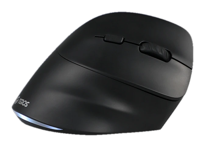 Mouse Inalámbrico Teros TE-5169N, 2.4G+Bluetooth, 2400 DPI, USB, Color Negro