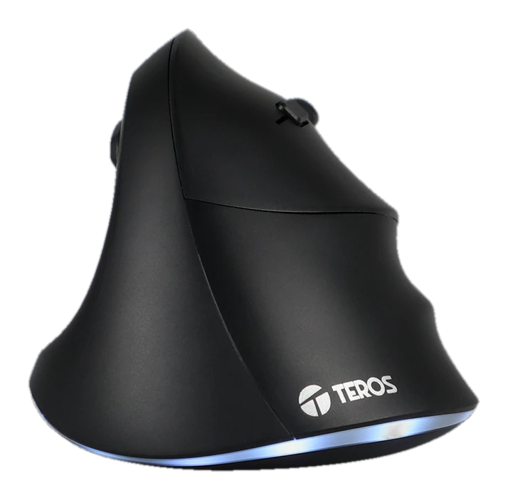 Mouse Inalámbrico Teros TE-5169N, 2.4G+Bluetooth, 2400 DPI, USB, Color Negro