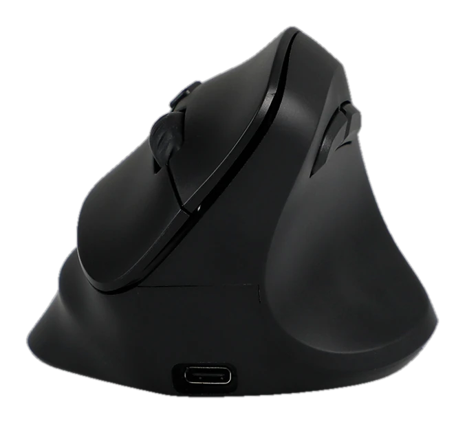 Mouse Inalámbrico Teros TE-5169N, 2.4G+Bluetooth, 2400 DPI, USB, Color Negro
