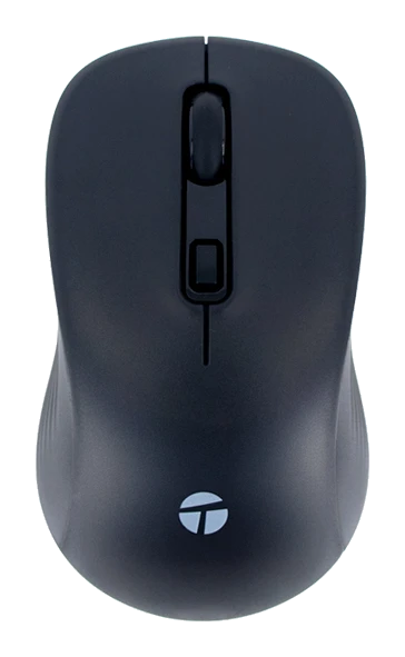Mouse Inalámbrico Teros Te-1231s, 2.4ghz, Bt 5.0, 4 Botones, Usb, Negro