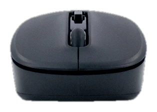 Mouse inalámbrico TEROS TE-1231S, 2.4GHz, BT 5.0, 4 botones, USB, negro