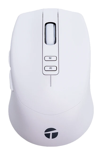 Mouse Inalámbrico Teros Te-1250ai , 2.4ghz, 8 Botones, Ia, Dpi 3200, Usb, Bt