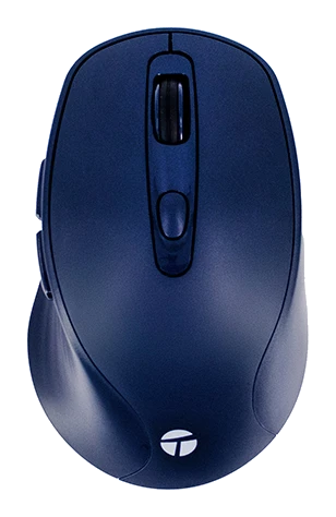 Mouse Inalámbrico Teros Te-1235s, 2.4ghz, 6 Botones, Usb, Color Azul