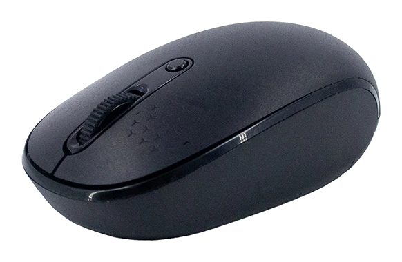 Mouse Inalámbrico Teros Te-1237s, Bt 5.0, 2.4ghz, Usb, Color Negro