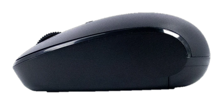Mouse Inalámbrico Teros TE-1237S, BT 5.0, 2.4GHz, USB, Color Negro
