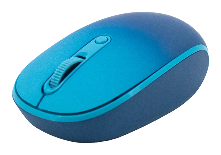 Mouse Inalámbrico Teros Te-1240s, 2.4ghz, 4 Botones, Usb, Color Azul — vista 2