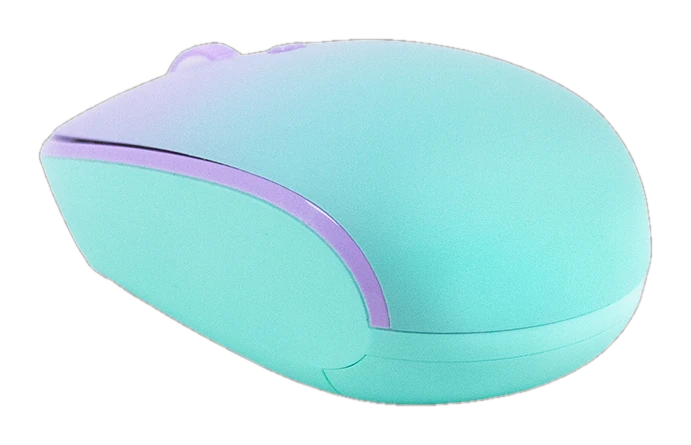 Mouse Inalámbrico Teros Te-1239s, 2.4ghz, 4 Botones, Usb, Color Purple — vista 2